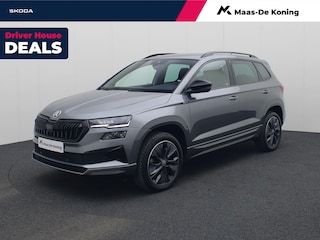 Skoda Karoq 1.5TSI/150PK ACT Sportline DSG · Navigatie · Trekhaak · Apple/Android Car Play · Camera · Einde garantie 11-03-2029 of 60000km.