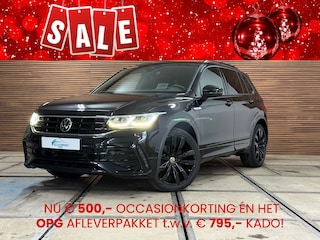 Volkswagen Tiguan 1.5 TSI R-Line | Vol leer | Harman/Kardon | HUD | Navi | Memory | Adaptive Cruise | DAB | Carplay | 20' inch