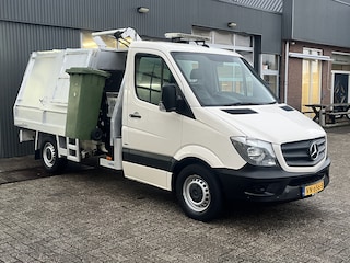 Mercedes-Benz Sprinter 310 2.2 CDI 366 rechts gestuurd Kipper Kliko Vuilniswagen systeem Vuilnis pers Airco 3-Persoons Pick-up Kieper 1e eigenaar Hoge schotten Boomverzorging Snoeiaval veegvuilkipper veegvuil kipper
