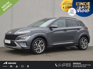 Hyundai Kona 1.6 GDI HEV Fashion Automaat / Fabrieksgarantie tot 02-2028 / Dealer onderhouden / Head Up Display / Keyless Entry/Start / cruise control / Achteruitrijcamera / Draadloze telefoon lader / Krell Audio Systeem /
