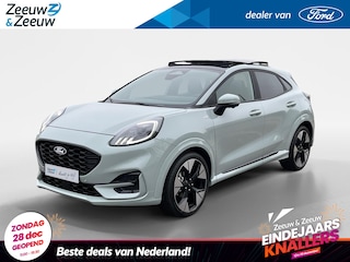 Ford Puma 1.0 EcoBoost Hybrid ST-Line X | Verwachte Levertijd 3 Weken | Prijs Inclusief 6500 Euro Ford Voordeel | Elektrisch te Openen Panoramadak | Matrix LED Koplampen | Adaptieve Cruise Control | 360 Graden Camera | Dodehoek Detectie | Verwarmbare Voorstoelen | Verwarmbare Voorruit
