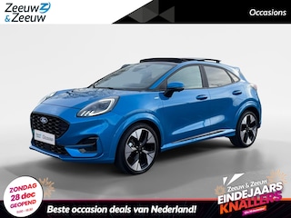 Ford Puma ST-line x Fabrieksgarantie t/m 05-2027 | Panorama dak | Automaat | B&O audio | Draadloos opladen mobiel | Dodehoek detectie | Adaptief cruise control | Parkeersensoren voor en achter | Achteruitrijcamera | Elektrische achterklep | Trekhaak |