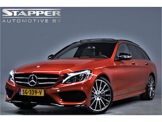 Mercedes-Benz C-klasse Estate 180 157pk Automaat AMG-Line Org.NL Pano/Camera/Navi/Led/H.leer/Stoelverw./Climate/Pdc/Lmv19''