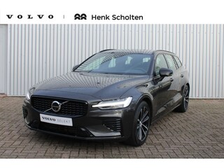 Volvo V60 2.0 T6 Plug-in hybrid AWD Plus Dark | 360" rondomzicht camera | Google Services | Harman/Kardon audio | Stoelverwarming | Stuurwielverwarming | Semi elektrische trekhaak | Voorruit verwarming