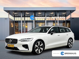 Volvo V60 T6 Recharge Ultra Dark | 19" | Sportstoelen | Trekhaak | Panoramadak | Head-up | 360 Camera | Harman Kardon | Elektr. verst. Stoelen | Full LED | Adaptieve Cruise | BLIS