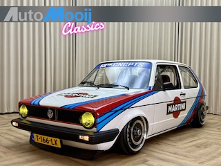 Volkswagen Golf 1 / Volledig Gerestaureerd / Porsche / Martini livery / Air-Ride / 40 DCOE Weber-Carburateurs / Rolkooi