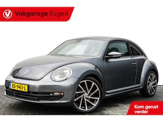 Volkswagen Beetle 1.2 TSI 105 PK Design BlueMotion | DSG Automaat | Zwart Leer | 64 DKM | Uniek | | 19 inch Lmv | Clima | Navi | Cruise | Pdc | sportstoelen | Led |