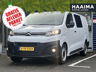 Citroën Jumpy 2.0 HDI 145pk Dubbel Cabine | Cruise Control | Parkeercamera/-sensoren | Navigatie | Apple Carplay/Android Auto | DAB | Getint glas | buitenspiegels verwarmbaar/elektrisch verstelbaar/inklapbaar |