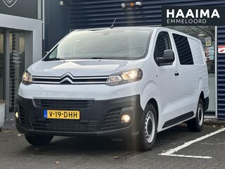 Citroën Jumpy 2.0 HDI 145pk Dubbel Cabine | Cruise Control | Parkeercamera/-sensoren | Navigatie | Apple Carplay/Android Auto | DAB | Getint glas | buitenspiegels verwarmbaar/elektrisch verstelbaar/inklapbaar |