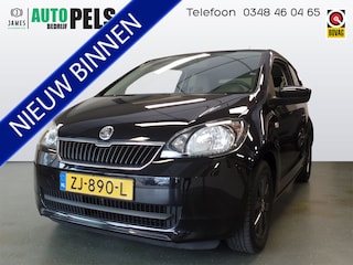 Skoda Citigo 3drs, 1.0 Greentech Elegance Navigatie, Airco,  Stoelverwarming, Elek ramen/Spiegels, Cv op sleutel,  Getint glas achter, Lm velgen 14'' 3 maanden garantie op motor en versnellingsbak.