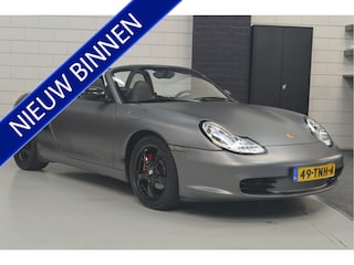 Porsche Boxster 2.7 Cabrio // GRIJS GEWRAPT // CLIMA // SPORTUITLAAT //