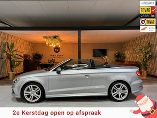 Audi A3 Cabriolet 1.4 TFSI CoD Ambition Pro S Line Garantie NAP Leder NekVW StoelVW Cruise Navi Clima Led PDC Rijklaar