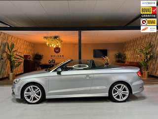 Audi A3 Cabriolet 1.4 TFSI CoD Ambition Pro S Line Garantie NAP Leder NekVW StoelVW Cruise Navi Clima Led PDC Rijklaar