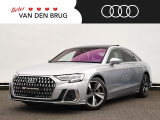 Audi A8 60 TFSI e quattro tiptronic | Carbon inleg | 4-wiel besturing | HUD | Winterpakket | B&O | Pano | Assistentie pakket Advanced | Voorstoelen met massage + ventilatie | NP €185.974 |
