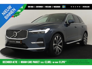 Volvo XC60 T8 PLUG-IN HYBRID AWD ULTIMATE BRIGHT -PANO.DAK|BOWERS&WILKINS|GEVENT.LEDER+MASSAGE|LUCHTVERING|360°CAM|HEAD-UP DISP.|ADAP.LED|DASHCAM|TREKHAAK|POLESTAR|21"