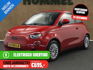 Fiat 500 RED 42 kWh - ORIGINEEL NEDERLANDSE AUTO - 3 FASE LADEN - NAVIGATIE - APPLE CARPLAY/ANDROID AUTO -  CRUISE CONTROL - DAB RADIO - KEYLESS START