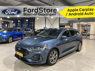 Ford Focus Wagon EcoBoost 125pk Hybrid ST Line | All-Seasons | 100% Dealer onderhouden | LED | Clima | Cruise | Draadloos CarPlay