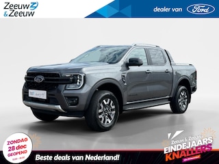Ford Ranger Wildtrak Double Cab 2.3 PHEV 205 kW/278 pk | Uit Voorraad Leverbaar | Prijs inclusief BPM & Kosten Rijklaarmaken | 5 persoons | GRIJS kenteken | Elektrische Rollertop | Trekhaak | Adaptive Cruise control