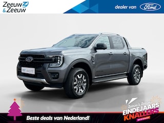 Ford Ranger Wildtrak Double Cab 2.3 PHEV 205 kW/278 pk | Uit Voorraad Leverbaar | Prijs inclusief BPM & Kosten Rijklaarmaken | 5 persoons | GRIJS kenteken | Elektrische Rollertop | Trekhaak | Adaptive Cruise control