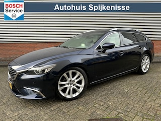 Mazda 6 Sportbreak 2.2D SkyActiv-D 175 GT-M Dode hoek | Camera | Line assist