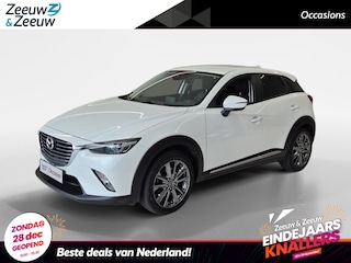 Mazda CX-3 2.0 SkyActiv-G 120 GT-Luxury | Automaat | Climate Control | Cruise Control | Memory Stoelen | LM Velgen | Afneembare Trekhaak | Lederen Bekleding | Navigatie |