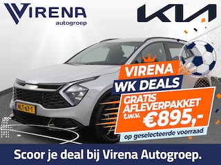 Kia Sportage 1.6 T-GDi Plug-in Hybrid AWD Dark Edition Automaat - Elektrisch instelbare voorstoelen - Stoelverwarming - Lederenbekleding - Navigatie - Fabrieksgarantie tot 04-2032 of 150.000 km