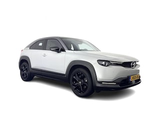 Mazda MX-30 e-SkyActiv 145 First Edition 36 kWh {SOH-94%} (INCL-BTW) Aut.*LEATHER-MICROFIBRE | FULL-LED | NAVI-FULLMAP | KEYLESS | BLIND-SPOT |  ADAPTIVE-CRUISE | HEAD-UP | CAMERA | DIGI-COCKPIT | MEMORY-PACK | SHIFT-PADDLES | 18"ALU*