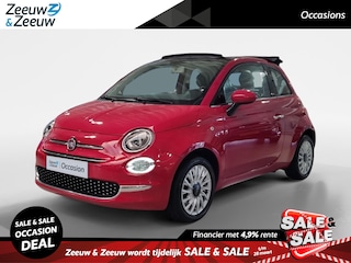 Fiat 500 0.9 TwinAir Turbo Lounge * 1e Eigenaar * Cabrio * Cruise Control * Airco * LM Velgen 15" * 12 Maanden Bovag Garantie *