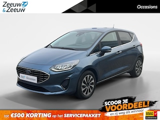 Ford Fiesta 1.0 EcoBoost Titanium 125pk | Stoel- stuur en voorruitverwarming | Navigatie via Apple Carplay & Android auto | Parkeer sensoren