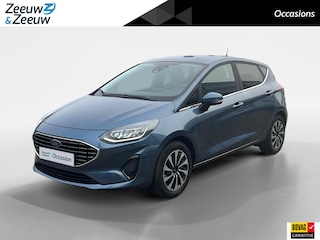 Ford Fiesta 1.0 EcoBoost Titanium 125pk | Stoel- stuur en voorruitverwarming | Navigatie via Apple Carplay & Android auto | Parkeer sensoren