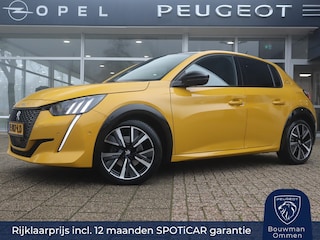 Peugeot 208 New GT-Line PureTech 100pk, Rijklaarprijs, Panoramadak Stoelverwarming Adaptieve cruise control Keyless entry & start