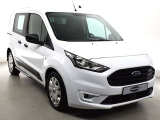 Ford Transit Connect 3-Zits 1.0 Ecoboost L1 Camera, Zij-Ramen, 53dKM, all season banden, voorruit verwarmbaar, achterdeuren met beglazing, rubberen matten passagiersruimte, achter camera, park hulp, calculatie tafel, hill hold, airco,, parkeerpilootsysteem achter, nieuwe laadvloerafdekking in laadruimte.