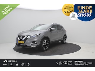 Nissan Qashqai 1.3 DIG-T Tekna / Automaat / Trekhaak / 1500kg Trekgewicht / GROOT Glazendak / Stoelverwarming / Elektrisch Verstelbare Stoel / Dealeronderhouden / LMV / 360 Camera /
