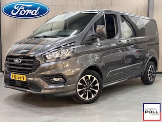 Ford Transit Custom 320 2.0 TDCI 185pk Automaat Sport DC Leer Trekhaak 2x Schuifdeur Navi Camera Winter pack