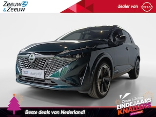 Nissan Qashqai 1.3 MHEV Xtronic N-Design |1800kg trekgewicht|Coldpack|Panoramisch dak|Camera rondomzicht|Parkeersensoren voor en achter|Naviagatie|Apple carplay&Android auto|20inch Lichtmetalenwielen|Alcantara bekleding|