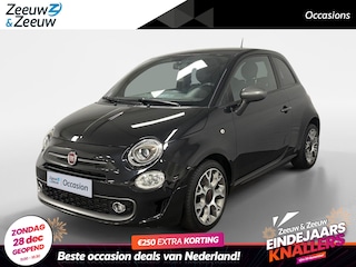 Fiat 500 0.9 TwinAir Turbo Popstar NAVI AIRCO CRUISE CONTROLE USB BLUETOOTH HALF LEDER SPORTPAKKET ZEER MOOIE AUTO GOED ONDERHOUDEN 12 MAANDEN GARANTIE