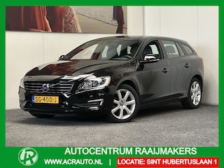 Volvo V60 2.0 T4 191 PK POLAR+ MET TREKHAAK NAVIGATIE STOELVERWARMING ZWART LEDER MEMORY STOEL XENON VERKEERD IN ZEER GOEDE STAAT