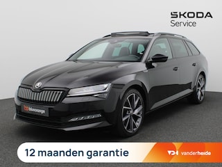 Skoda Superb Combi 1.4 TSI iV Sportline Business 218PK DSG Pano-Schuifdak, Trekhaak, Elektrische achterklep, Memorystoel, Stoel-Stuurverwarming, Keyless, Achteruitrijcamera, 19" LM Velgen