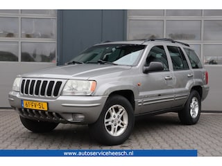 Jeep Grand Cherokee 4.7i V8 LIMITED l 4X4 l AUTOMAAT l APK 10-'26 l TREKHAAK l AIRCO l INRUIL KOOPJE