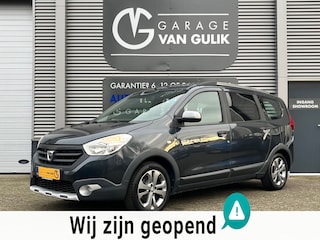 Dacia Lodgy 1.2 TCe Stepway 116PK 7Pers,Navi,Airco,Cruise,Isofix,Bluetooth,ElektrRamen+Spiegels,Lmv,Dakrail,Usb,Multi-Stuur.