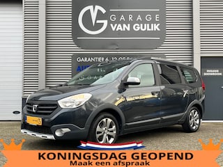 Dacia Lodgy 1.2 TCe Stepway 116PK 7Pers,Navi,Airco,Cruise,Isofix,Bluetooth,ElektrRamen+Spiegels,Lmv,Dakrail,Usb,Multi-Stuur.