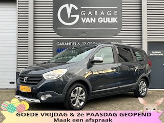Dacia Lodgy 1.2 TCe Stepway 116PK 7Pers,Navi,Airco,Cruise,Isofix,Bluetooth,ElektrRamen+Spiegels,Lmv,Dakrail,Usb,Multi-Stuur.