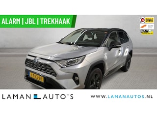 Toyota RAV4 2.5 Hybrid 218pk Bi-Tone | Alarm JBL CarPlay Halfleder Trekhaak ECC Nav 18" LMV ACC Camera Metallic | Hybrid Voorschoten