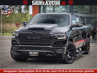 Dodge Ram 1500 LIMITED NIGHT | FEUL WHEELS | BOM VOL | 5.7 V8 4x4 | TOP STAAT | DUBBELE CABINE | MWK | XB9 | HUD | Deze RAM is momenteel in gebruik door ons. Gelieve ons te informeren indien u de pick-up wenst te bezichtigen.