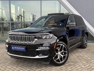 Jeep Grand Cherokee 2.0 Summit Reserve Plug in Hybride 4xe 380pk Panoramadak / Luchtvering / Night vision