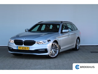 BMW 5-serie Touring 520i High Executive | Panoramadak | Head-up display | Lederen bekleding | Elektr. verstelb. stoelen |  Koplampen adaptief |