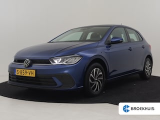Volkswagen Polo 1.0 TSI Life 96pk DSG/AUTO | Trekhaak | Adaptief cruise control | Navigatie via app connect | Parkeersensoren v+a | Led koplampen | Inklapbare spiegels | 15"LMV