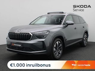 Skoda Kodiaq 1.5 TSI MHEV Business Edition 7p. 150PK DSG matrix led, trekhaak, adaptive cruise met travel assist, side assist, achteruitrijcamera, schuif-kanteldak, stuur-stoelverwarming, keyless, alarm, 19" lichtmetaal