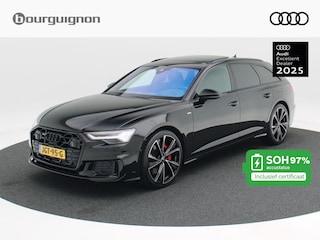 Audi A6 Avant 55 TFSi e 367 Pk quattro S-Line Competition Automaat | 360° Camera | Trekhaak | Panoramadak | Carplay | Full LED | Head Up | Stoel Verwarming | 21 Inch | 15.354 Km!!