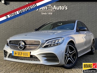 Mercedes-Benz C-klasse 180 Business Solution AMG AUT. | dealer onderhouden | panoramadak | night pakket | apple carplay | NL auto